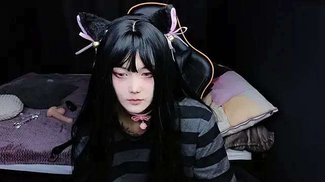 GothXRaven from StripChat is Freechat